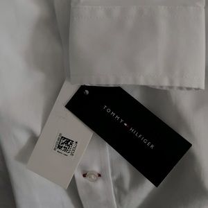 Tommy Hilfiger - white button down boys shirt